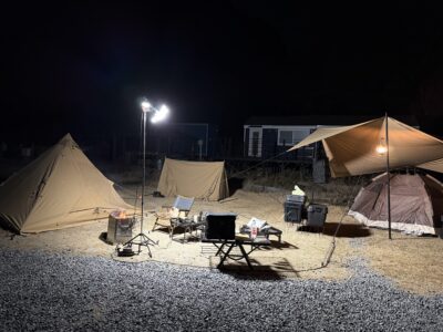 写真：冬のキャンプ