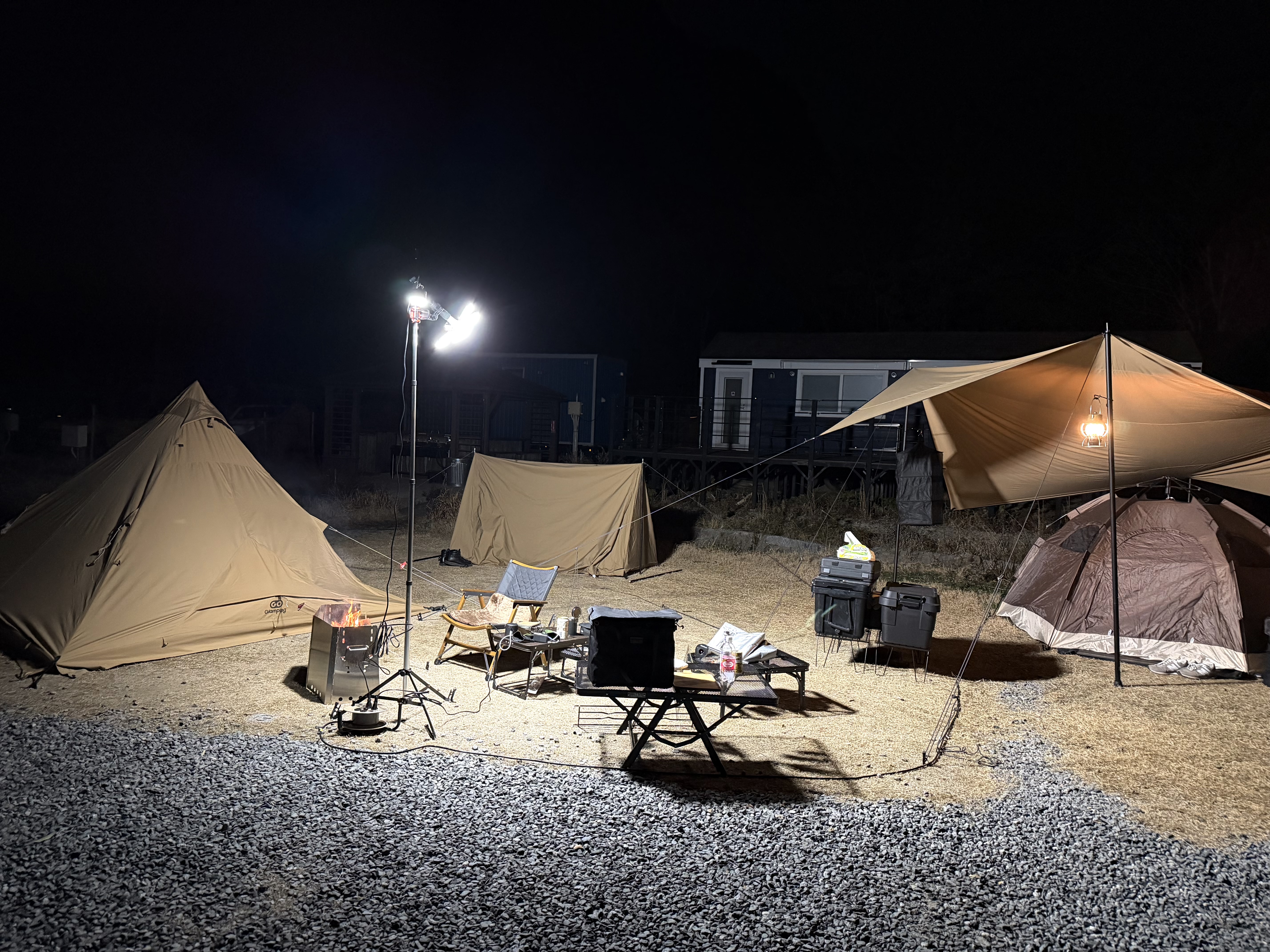 イメージ：冬のキャンプ