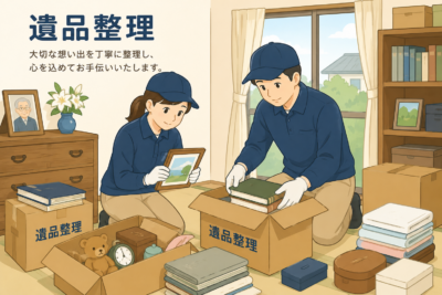 写真：遺品整理のご相談も承っております